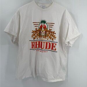 RHUDE Graphic Print Crew Neck T-Shirt size xl
